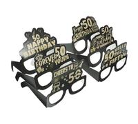 OUNONA 12 Pièces Birthday Party Paper Eyeglasses Frames Creative Decorative Sunglasses For Unforgettable Birthday Celebrations