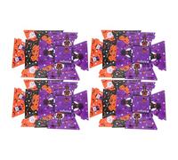 OUNONA 12 Pièces Boîtes à Goûter en Carton Blanc à Thème Halloween Design Citrouille et Araignée, Récipient à Collation pour Fête Dhalloween, Emballage Alimentaire Festif
