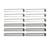 OUNONA 12 pièces Water Electrolyzer Rods High Conductivity Iron And Aluminum Electrolysis Bars For Laboratory Water Quality Testing And Electromagnetic Experiments