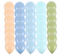 OUNONA 120 Pièces Ballons Ronds Vintage Couleur Fumée Ensemble Décoration Rétro Unique pour Anniversaire Mariage Festive