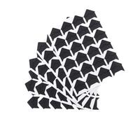 OUNONA 120 Pièces Coin De L'album Stickers Coins D'autocollants De Mariage De Livre d'or Autocollants De Coin pour Le Scrapbooking Coins De Scrapbooking pour Photos Papier Black