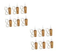OUNONA 12pièces Guirlande LED Flamme De Bougie pour Bouteilles De Décoration Ambiance Chaude pour Et
