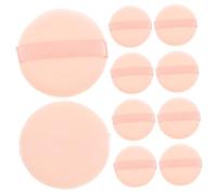 OUNONA 16 Pièces Éponges Coton Doux Houppettes pour Maquillage Visage Application Précise Légères et Portables