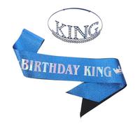 OUNONA 1Ensemble Écharpe Anniversaire pour Hommes Décorations de Fête Réglables et Accessoires Élégants pour Célébrations Spéciales