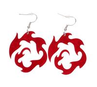 OUNONA 1Paire Boucles Oreilles Flamme pour Pendantes et Chic Mode à Accessoire Élégant pour Toutes Occasions