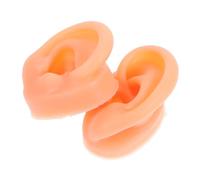 OUNONA 1Paire Modèle Oreilles Silicone Réaliste Flexible pour Piercing Durable et Facile à Nettoyer pour Formation et Enseignement