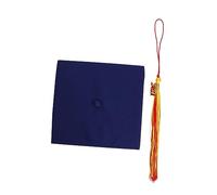 OUNONA 1Pc 2021 Bachelor Cap Adulte Bachelor S Chapeau Graduation Juge Blanc Frange Finition Grad Chapeau Académique Casquette Académique Trencher Pour 2021 Diplômé Couleur Aléatoire