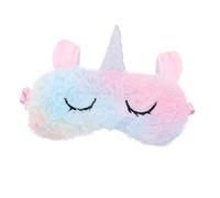 OUNONA 1Pièce Masque de Sommeil Peluche Licorne pour Adultes et Filles Cache-œil Doux et Confortable pour Voyage et Siestes Design Mignon