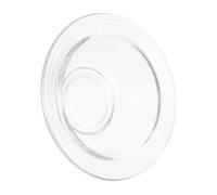OUNONA 1pièce Plateau Aromathérapeutique Verre Transparent Support Décoratif pour Bougies Senteur Accessoire Élégant pour Mariage Et Décoration Intérieur