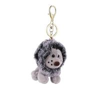 OUNONA 1Pièce Porte-clés Lion Peluche Mignon Pendentif Unique Gris pour Sac et Décoration de Clés Accessoire