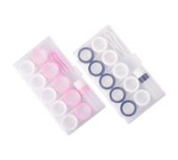 OUNONA 2 Ensembles Étui de Lentilles de Contact avec Boîte de Rangement Design pour Stockage Sûr