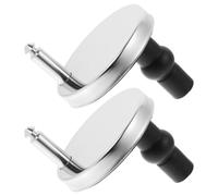 OUNONA 2 Ensembles Jeu de Vis pour Siège de Toilette, Fixations de Charnière de Siège de Toilette, Acier Inoxydable, Argenté, 2 Jeux, pour Abattant Wc, Accessoires Wc