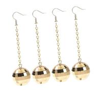OUNONA 2 paires Boucles Oreilles Disco Pendantes Résine pour Femmes Accessoires Colorés Stylés pour Fête et Danse
