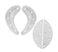 OUNONA 2 Paires de Coussinets de Réparation pour Talon de Chaussures en Fer Argenté, Protection Polyvalente pour Bottes et Chaussures Lors de Longues Marches en Extérieur