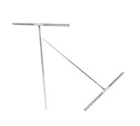 OUNONA 2 Pièces à grattoirs pour flipper de crêpe retourneur de spatule à crêpe Accessoire à crêpes en inox écarteur de crêpes domestique Acier inoxydable