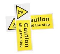OUNONA 2 Pièces Autocollants de Sol Autocollants Étanches Signalisation de Prudence pour Escaliers Intérieurs Avertissement Watch Your Step pour Prévention des Chutes