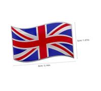OUNONA 2 Pièces Autocollants Drapeau Stickers Décoratifs Auto et Universels Autocollants Voiture Auto Adhésifs Résistants Aux Intempéries Faciles à Enlever sans Abîmer la Peinture