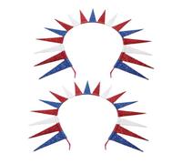 OUNONA 2 pièces Bandeau Statue Liberté Ajustable pour Fête Accessoire Patriotique Confortable et Unique pour Célébrations Memorial Day et Independence Day