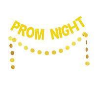 OUNONA 2 Pièces Bannière de Mariage Paillettes Ensemble de Prom Night Décoration de Fête pour Mariages Cérémonies et Réceptions Intérieur Extérieur