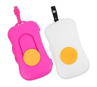 OUNONA 2 Pièces Boîte à Lingettes Humides Portable Distributeur de Lingettes Réutilisable pour Voyage