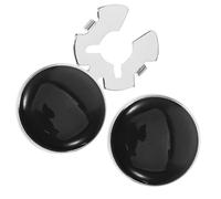 OUNONA 2 pièces Boutons de Manchette et Cache-boutons Cuivre pour Chemises Formelles Homme Accessoires Élégants Noirs pour Costumes Mariage et Occasions Spéciales
