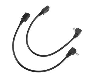 OUNONA 2 pièces Câble Micro USB Angle Droit Adaptateur USB Charge Rapide et Transfert de Données Compatible Multiples Appareils