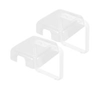 OUNONA 2 Pièces Capot De Protection De Prise Étanche Lumière Couvercle Protecteur D' Mural Couvercle De Sortie Électrique Cacheur Cache Bronze Transparent PP