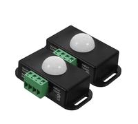 OUNONA 2 pièces Capteur de Mouvement PIR Détecteur à Rayonnement Invisible pour Éclairage Intérieur Interrupteur Automatique pour Cuisine Placard et Escalier Haute Sensibilité Lot