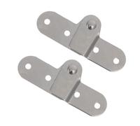 OUNONA 2 Pièces Charnière Pliante Charnière D'échelle Pliante Fer Argenté Réglage d'angle Flexible et Escaliers de Grenier Escamotables pour Pièces et Ateliers