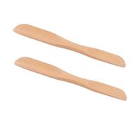 OUNONA 2 pièces Chaussure Pousseur Bois avec Poignée Ergonomique Outil Pratique Bois de Hêtre pour Chaussures et Bottes Design à Double Tête pour Facile