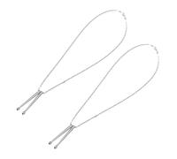 OUNONA 2 pièces Collier Pendentif Baguette de Tambour de de Accessoire Hip Hop Unique pour Hommes et Femmes