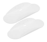 OUNONA 2 Pièces Conférenciers de Moniteur pour Enfants Etagere Murale Etagere Rangement étagères flottantes étagères murales étagère Flottante Plastique Blanche
