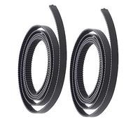 OUNONA 2 pièces Courroie de Distribution Caoutchouc Synchronous Belt Parts pour Imprimante Absorption Vibrations Bruit Lot