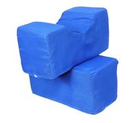 OUNONA 2 Pièces Coussin de Protection Talon et Cheville avec Élévateur Antiescarres pour Patients Alités Soulagement Pression et Protection Membres Bleue