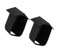 OUNONA 2 Pièces Housse Extérieure Étanche pour Caméra de Sécurité Lot de Protections Anti-Pluie et Anti-Rayures Silicone Noir Installation Facile et Vision Angle Garantie