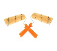 OUNONA 2 pièces Lot Peinture Mural Portables Long Poils sans Angles Morts Outil de Peinture Domestique pour Murs et Plafonds Poignée Ergonomique Couleur Aléatoire Couleur Aléatoire