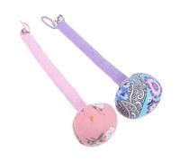 OUNONA 2 Pièces Marteau de Massage Portable Style Chinois pour Dos et Corps Accessoire de Massage Manuel et Pratique pour Maison et Voyage Soulagement Tension et Détente Musculaire