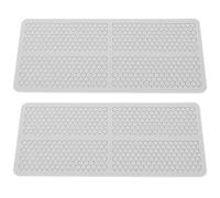 OUNONA 2 Pièces Moule à Gâteau en Silicone Alvéolé Léger et Antiadhésif pour Chocolat et Cupcake, Design Nid D'abeille Réaliste pour Présentation de Desserts Festifs