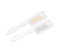 OUNONA 2 pièces Peigne à Sourcils Pliable PC Brosse Cils Portable pour Maquillage Précis Outil Cosmétique Compact pour Femmes et Hommes Facile à Transporter