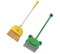 OUNONA 2 pièces Petit Balai Garçon Fille Léger Cartoon Balayette Doux PP Pet pour Nettoyage Maison Garçon Fille