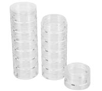 OUNONA 2 Pièces Pilulier Semainier Compartiments avec Couvercle Boîte Rangement et Vitamines Hebdomadaire Organiseur Quotidien pour Maison et Voyage Plastique Hygiénique Lot