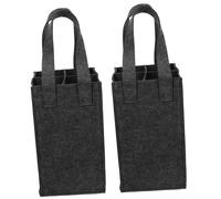 OUNONA 2 Pièces Poche De Rangement Réutilisable pour Bouteille De Vin Et Bière avec Compartiments pour Fêtes Voyages