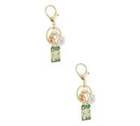 OUNONA 2 Pièces Porte Clé Forme de Pendentif Décoratif Polyvalent pour Accessoires de Voyage