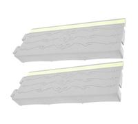 OUNONA 2 Pièces Rampe Seuil Porte Plastique pour Robot Aspirateur Tapis Dentrée Antidérapant Compact et de Transition Lumineuses pour Intérieur