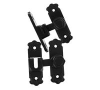 OUNONA 2 pièces Verrou de Porte Acier Inoxydable Loquet Pivotant Perçage Verrouillage Intérieur pour Toilettes et Cloisons Installation Rapide