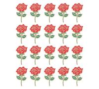OUNONA 20 épingles à fleurs roses commémoratives pour funérailles, | Broches , accessoires de robe, boutonnières, corsages pour chapeau, sac, costume, cravate, bijoux
