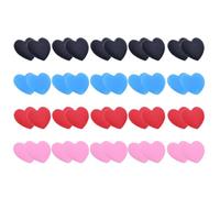 OUNONA 20 Paires de Coussinets D’Oreilles Antidérapants en Silicone pour Lunettes Crochets Derrière L’Oreille Multicolores Taille pour Adultes et Garçon et Filles Fixations