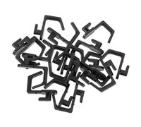 OUNONA 20 Pièces Crochets pour Plaque à Perforations Crochets Robustesa pour Rangement Bureau et Cuisine Accroches Mobiles pour Utensiles et Outils Support Mural Polyvalent pour Chambre