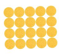 OUNONA 20 pièces Lot de Éponges Visage Cellulose Réutilisables Lavables et pour Démaquillage et Nettoyage Coloris Jaune