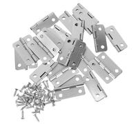 OUNONA 20 pièces Mini Charnières Fer Petite Charnière pour Boîte à Bijoux Accessoires de Quincaillerie Durables Surface Plane sans Bavure Remplacement Fiable pour Meubles